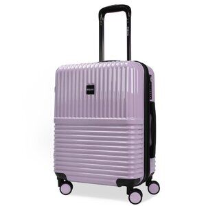 World Traveler Dejuno Tonal 20-Inch Carry-On Polycarbonate Luggage - Lavender